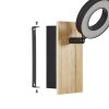 RIELVES Spot de plafond, Applique murale Luminaires Eglo LED Brun, Noir