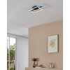 AMANDOLO Plafonnier Luminaires Eglo LED Noir, Télécommandes, Changeur de couleurs