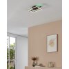 AMANDOLO Plafonnier Luminaires Eglo LED Noir, Télécommandes, Changeur de couleurs