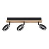 RIELVES Plafonnier, Spot de plafond Luminaires Eglo LED Brun, Noir