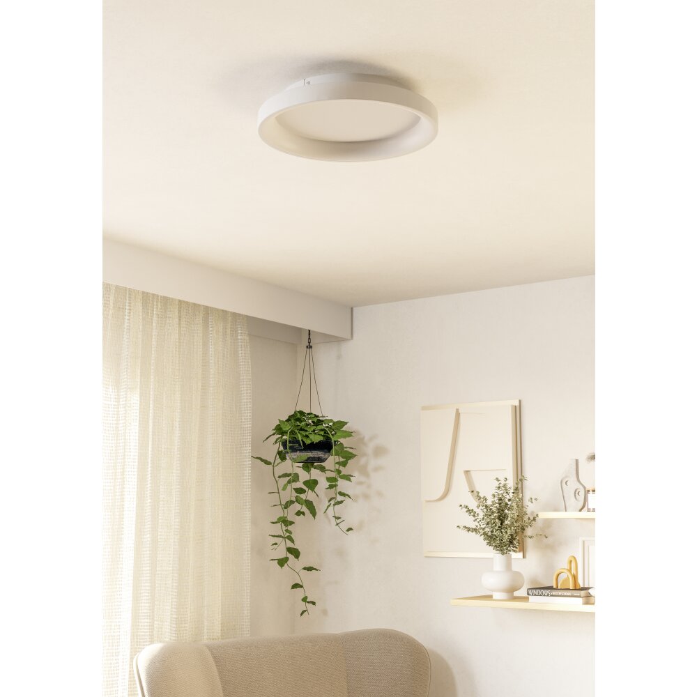 LORETELLO Plafonnier, Applique murale / Plafonnier Luminaires Eglo LED Blanc, Télécommandes main product photo