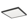 ROVITO Plafonnier Luminaires Eglo LED Noir, Changeur de couleurs