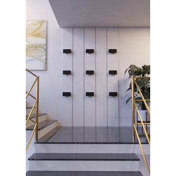 TALAMELLO Applique murale Luminaires Eglo LED Noir