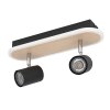 RIMBOCCHI Plafonnier, Spot de plafond Luminaires Eglo LED Brun, Noir