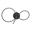 SERPINS Plafonnier Luminaires Eglo LED Noir