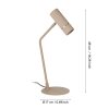 CAMINIA Lampe à poser Luminaires Eglo LED Laiton, Sable