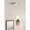 EGLO Plafonnier Luminaires Eglo LED Nickel mat, Changeur de couleurs