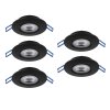 GEDREZ Spot encastrable Luminaires Eglo LED Noir, Changeur de couleurs