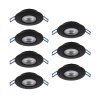 GEDREZ Spot encastrable Luminaires Eglo LED Noir, Changeur de couleurs