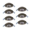 GEDREZ Spot encastrable Luminaires Eglo LED Nickel mat, Changeur de couleurs