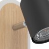 RIMBOCCHI Spot de plafond, Applique murale Luminaires Eglo LED Brun, Noir