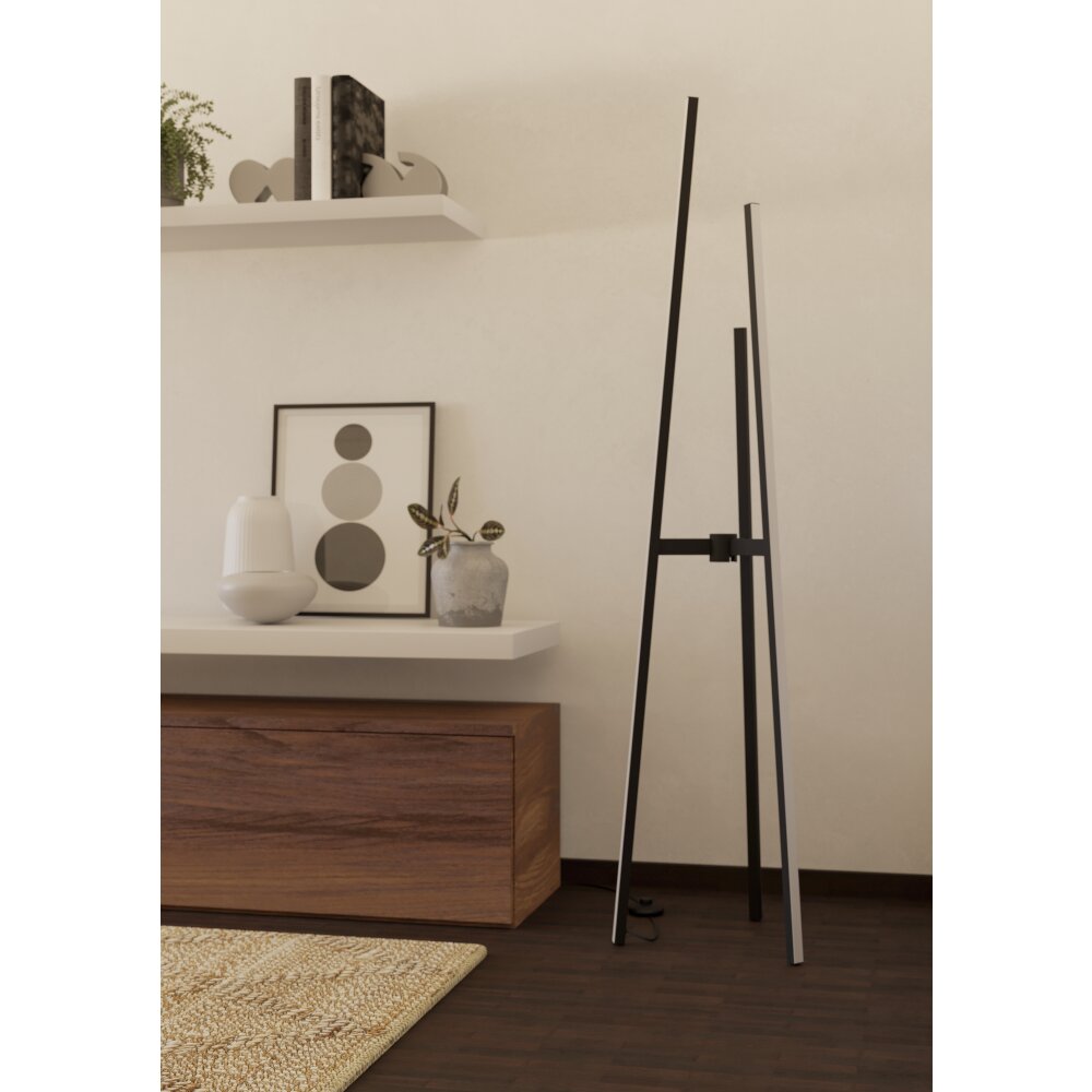 MONGOLANA Lampadaire Luminaires Eglo LED Noir main product photo