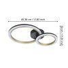 CALLIERA Plafonnier Luminaires Eglo LED Laiton, Noir
