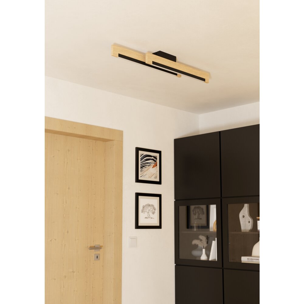 CAMACHO Plafonnier Luminaires Eglo LED Brun, Noir main product photo