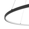 PARRUTA Suspension Luminaires Eglo LED Noir, Télécommandes