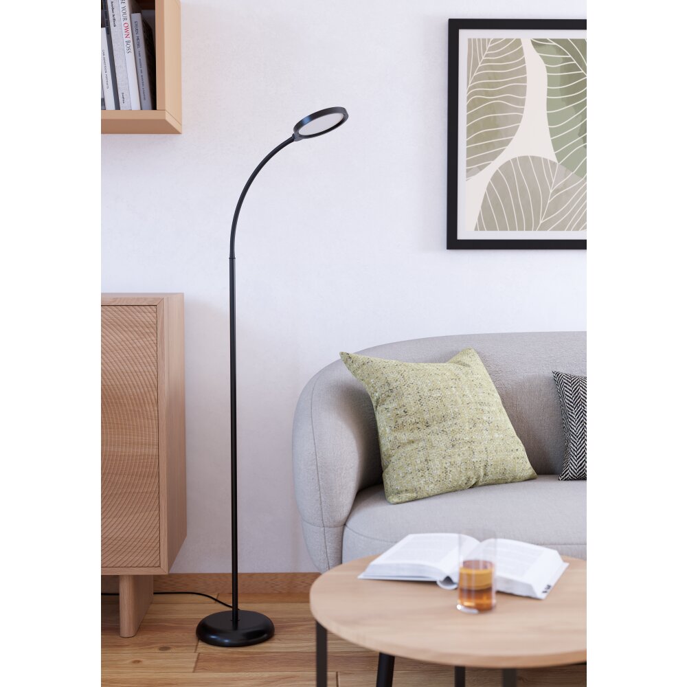 LAURO Lampadaire Luminaires Eglo LED Noir main product photo