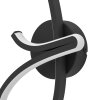 CARDONCITO Applique murale Luminaires Eglo LED Noir, Changeur de couleurs