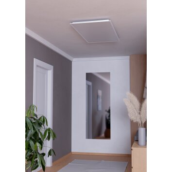 MORADILLO-R Plafonnier Luminaires Eglo LED Blanc, Télécommandes