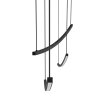 VILLEGGI Suspension Luminaires Eglo LED Noir, Changeur de couleurs