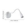 OLIVANDINO Applique murale Luminaires Eglo LED Blanc OLIVANDINO Applique murale Luminaires Eglo LED Blanc