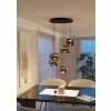 HORTUNAS Suspension Luminaires Eglo LED Noir