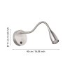 EGLO Applique murale Luminaires Eglo LED Nickel mat