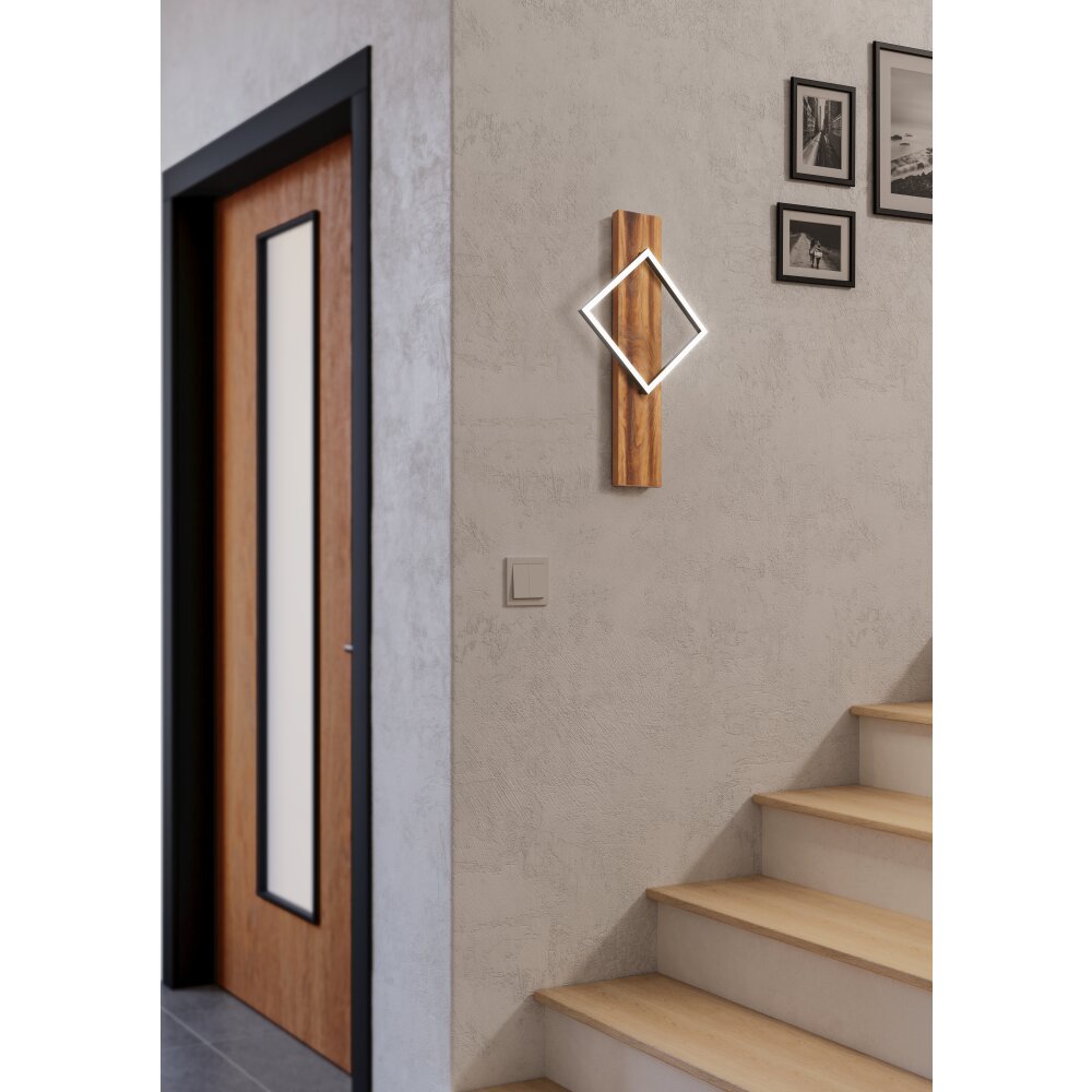 BOYAL Applique murale Luminaires Eglo LED Brun, Noir main product photo