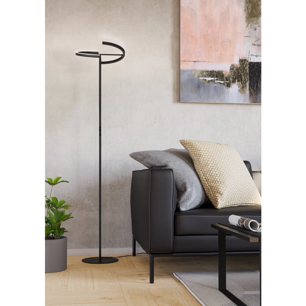 CASTELPOTO Lampadaire Luminaires Eglo LED Noir main product photo