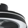 mit Ventilateur de plafond lumineux Luminaires Eglo LED Noir, Télécommandes, Changeur de couleurs