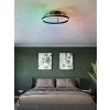 mit Ventilateur de plafond lumineux Luminaires Eglo LED Noir, Télécommandes, Changeur de couleurs