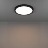 6-Z Plafonnier Luminaires Eglo LED Noir, Changeur de couleurs