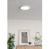 6-Z Plafonnier Luminaires Eglo LED Blanc, Changeur de couleurs
