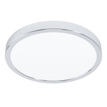 6-Z Plafonnier Luminaires Eglo LED Chrome, Changeur de couleurs