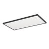 ROVITO-Z Plafonnier Luminaires Eglo LED Noir, Changeur de couleurs