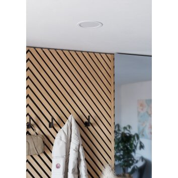 6-Z Spot encastrable Luminaires Eglo LED Blanc, Changeur de couleurs