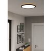 ROVITO-Z Plafonnier Luminaires Eglo LED Noir, Changeur de couleurs