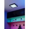 6-Z Plafonnier Luminaires Eglo LED Noir, Changeur de couleurs