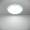 ROVITO-Z Plafonnier Luminaires Eglo LED Blanc, Changeur de couleurs
