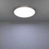 6-Z Plafonnier, Applique murale Luminaires Eglo LED Nickel mat, Changeur de couleurs