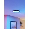 6-Z Plafonnier, Applique murale Luminaires Eglo LED Noir, Changeur de couleurs