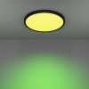6-Z Plafonnier, Applique murale Luminaires Eglo LED Noir, Changeur de couleurs