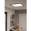 ROVITO-Z Plafonnier Luminaires Eglo LED Noir, Changeur de couleurs