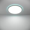 ROVITO-Z Plafonnier Luminaires Eglo LED Noir, Changeur de couleurs