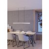 BOLOGNANO-Z Suspension Luminaires Eglo LED Gris, Changeur de couleurs