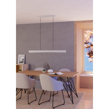 BOLOGNANO-Z Suspension Luminaires Eglo LED Gris, Changeur de couleurs