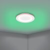 PADROGIANO-Z Plafonnier Luminaires Eglo LED Blanc, Changeur de couleurs