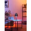 ALFERO-Z Lampe à poser Luminaires Eglo LED Noir, Changeur de couleurs