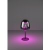 ALFERO-Z Lampe à poser Luminaires Eglo LED Noir, Changeur de couleurs