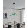CALAROSSA-Z Suspension Luminaires Eglo LED Noir, Changeur de couleurs