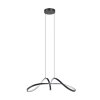 CALAROSSA-Z Suspension Luminaires Eglo LED Noir, Changeur de couleurs